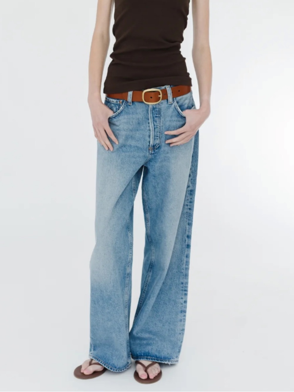 Agolde women’s Low Slung Baggy Jeans - Picture 11 of 13